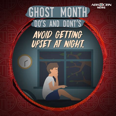 Remembering the do’s and don’ts for Ghost Month .